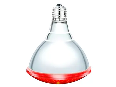 Heat lamp 175W Interheat PAR red 24 pcs. package