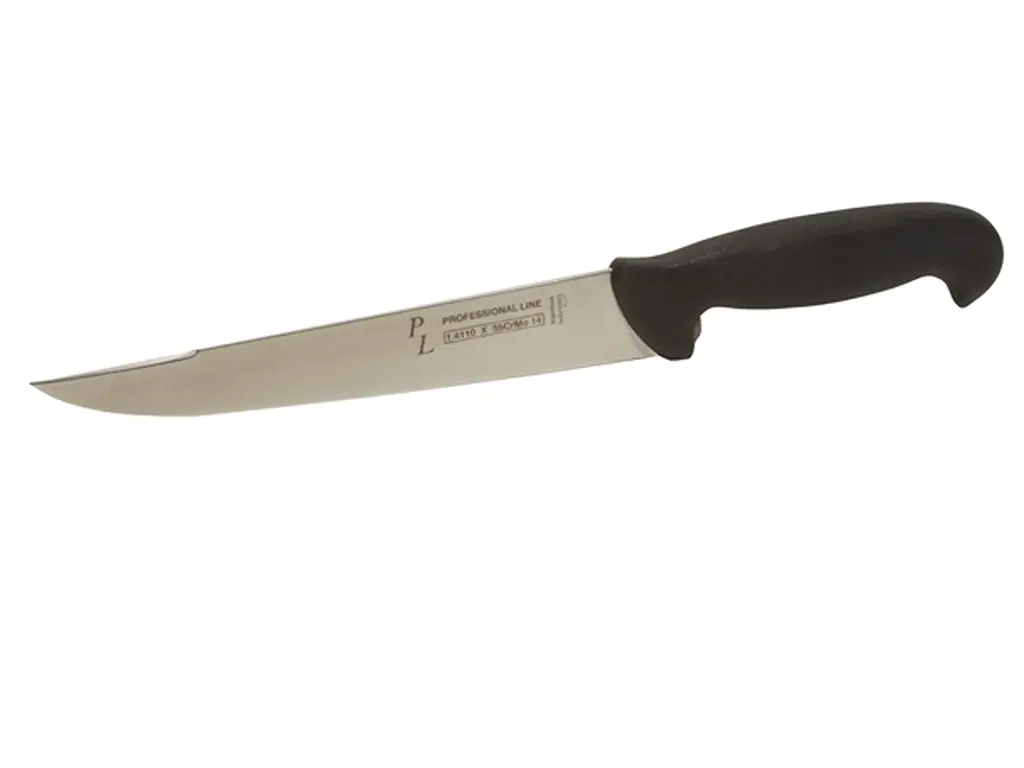 Knife with sharpening on back