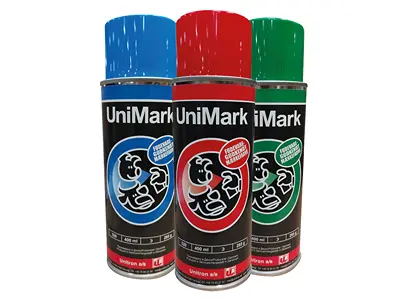 Unimark mærkespray FDA 400 ml pk. med 12 stk.