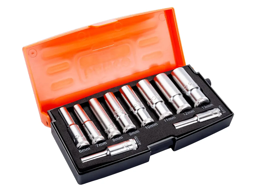 1/4" Square Drive Deep Socket Set