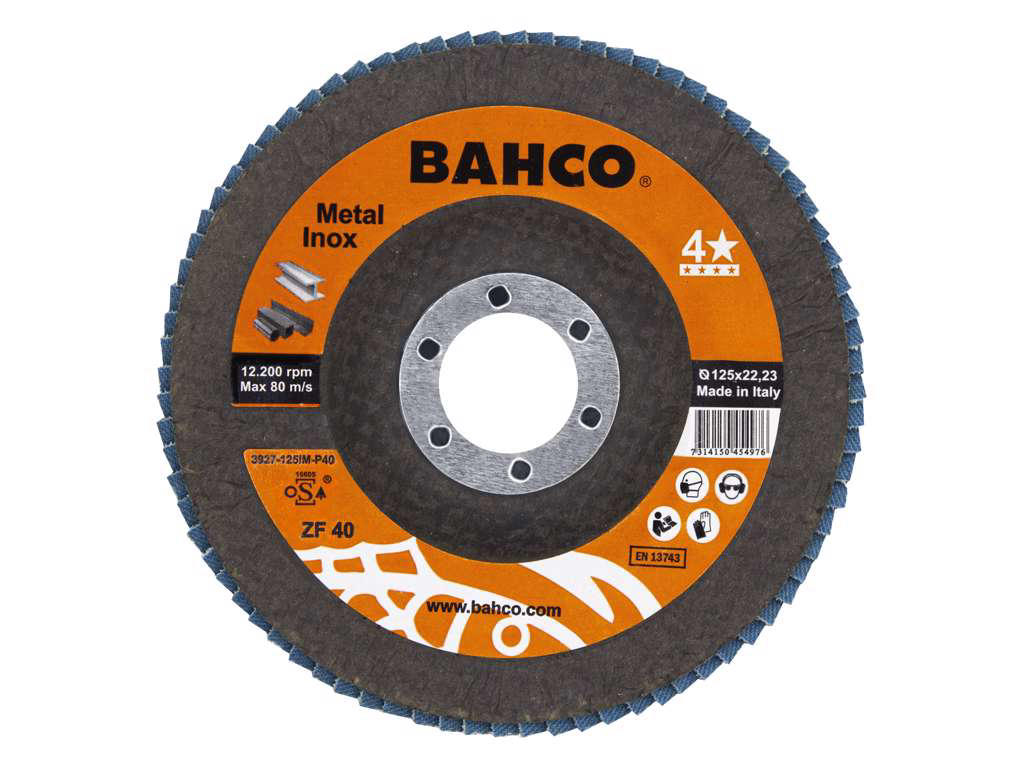 Abrasive Flap Grinding Discs for Inox & Metal 125mm P60