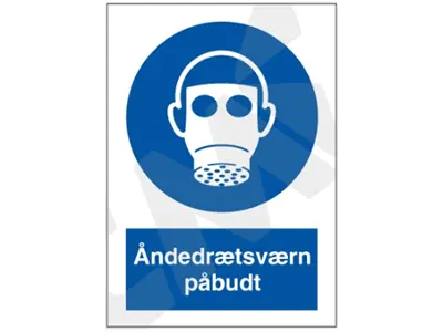 P200 PK Åndedrætsværn påbudt A4