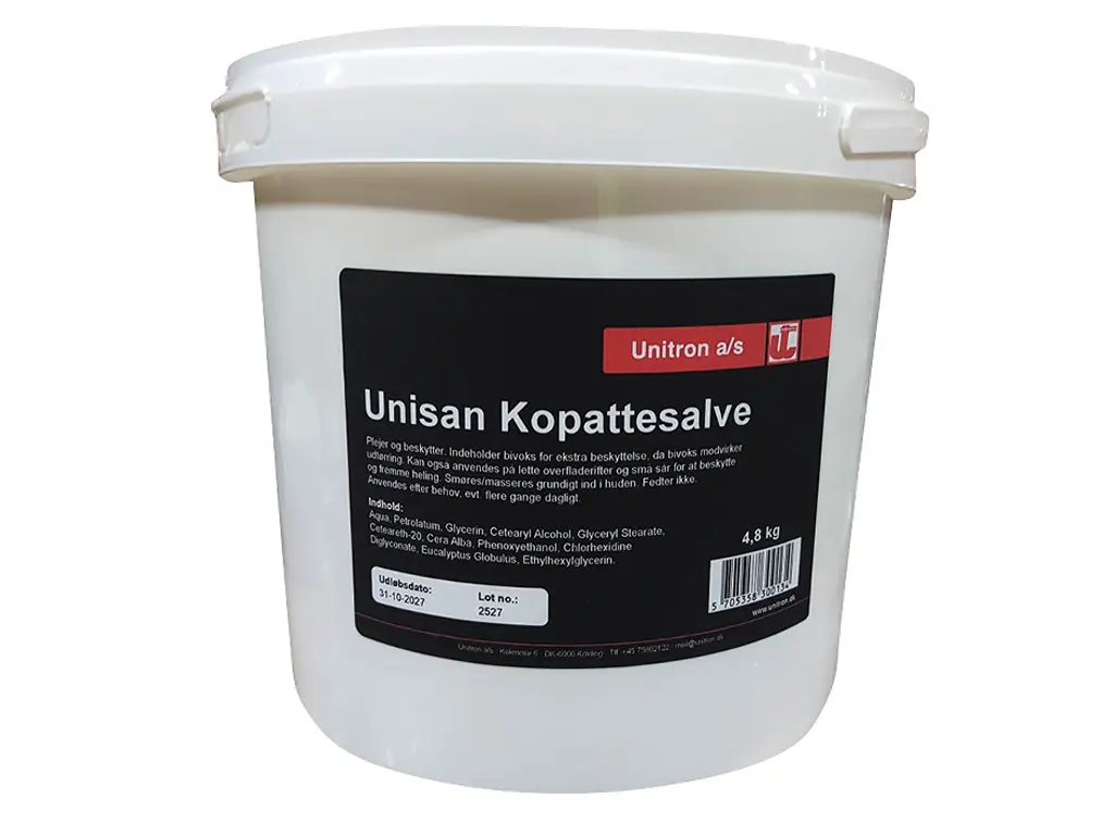 Unisan kopattesalve 4,8 kg