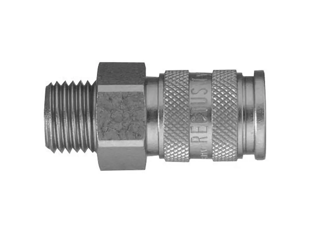 Coupling female 21 G 3/8" external thread