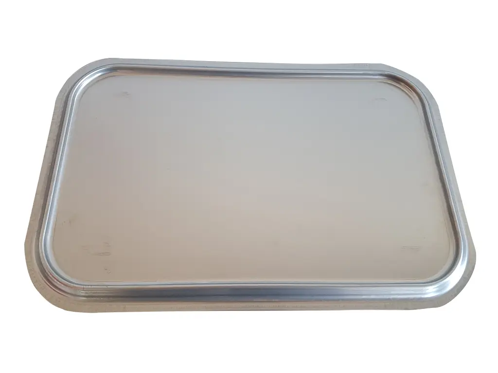 Feedingplate stainless for piglets-Unifeeder without trailing edge