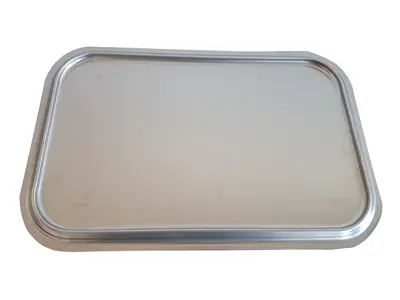 Feedingplate stainless for piglets-Unifeeder without trailing edge