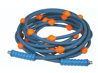 High pressure hose with ball 1 meter - 20/25/30 meters