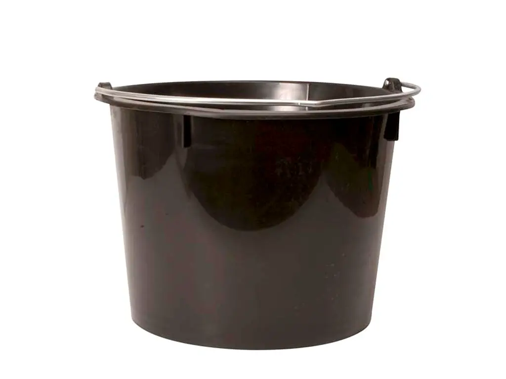 Plastic Bucket black  20 ltr.