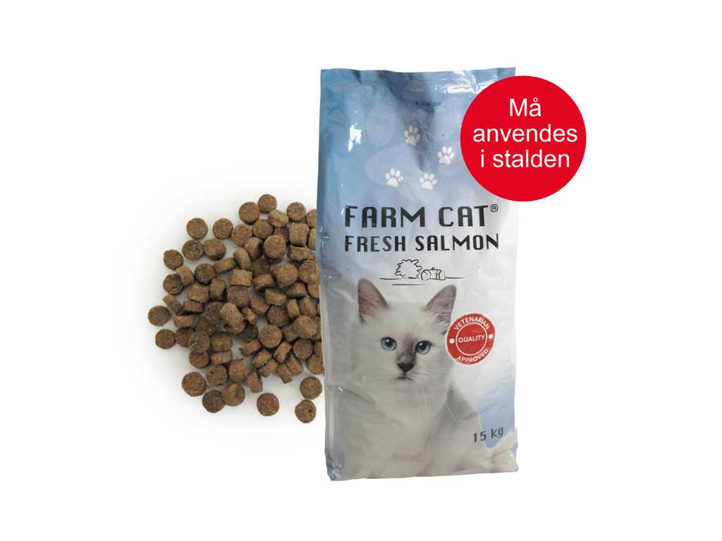 Farm cat fresh salmon cat food 15 kg