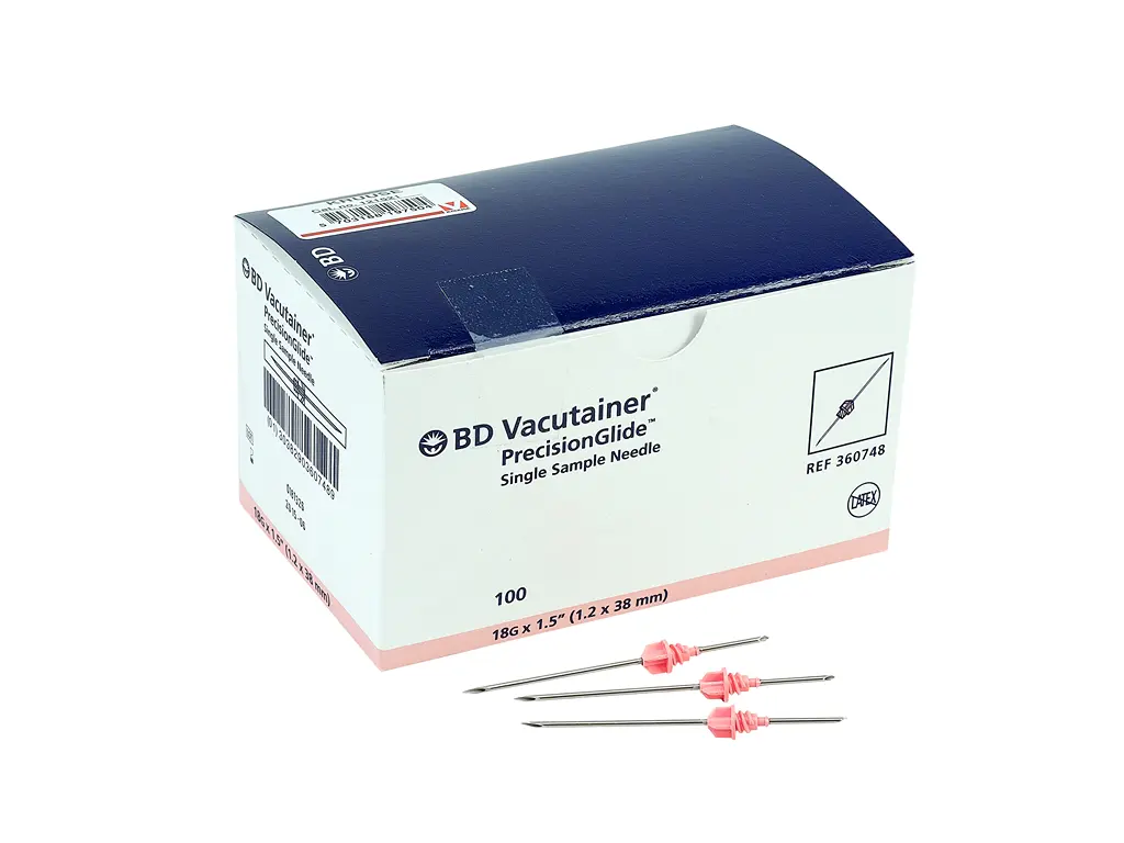 Vacutainer singlekanyle 1,2x38 mm 100 stk.