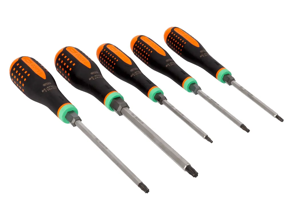 BAHCO ERGO SCREWDRIVER KIT 5 PARTS TORX IMPACT RESISTANT