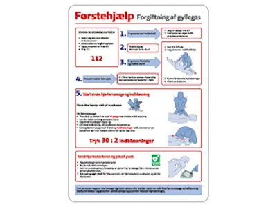 First aid slurry gas reflex alu A4