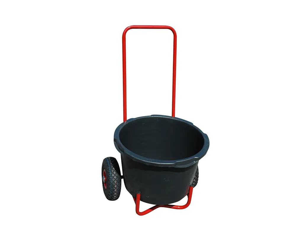 Trolley for dead piglets incl. 40 ltr black bowl