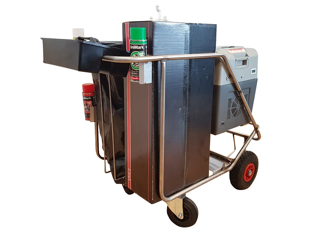 Insemination trolley with 32 liters climatebox