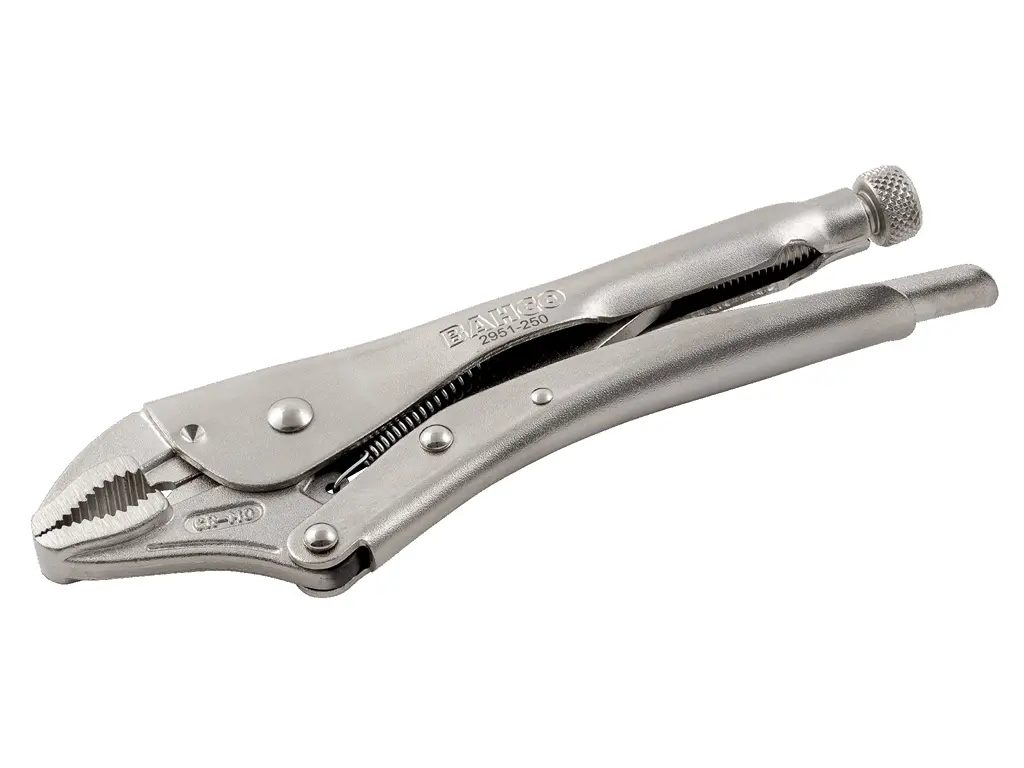 Grip Locking Pliers with Curved Jaws