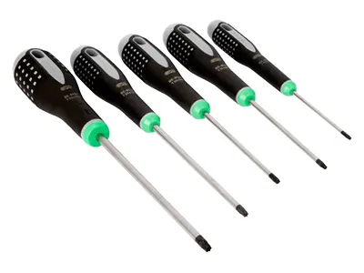 BAHCO ERGO SCREWDRIVER KIT 5 PARTS TORX