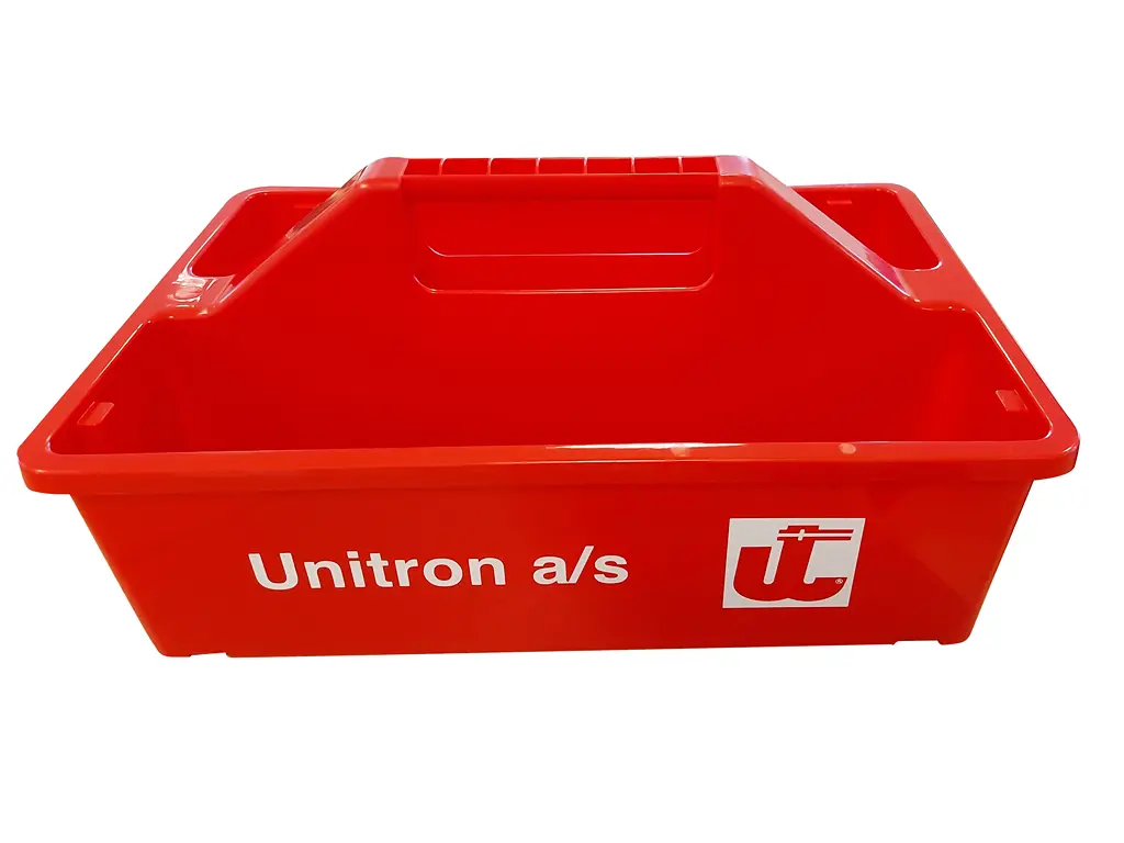 Værktøjskasse Unitron 38x25x17 cm