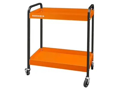 Two Tray Steel Roll Cart