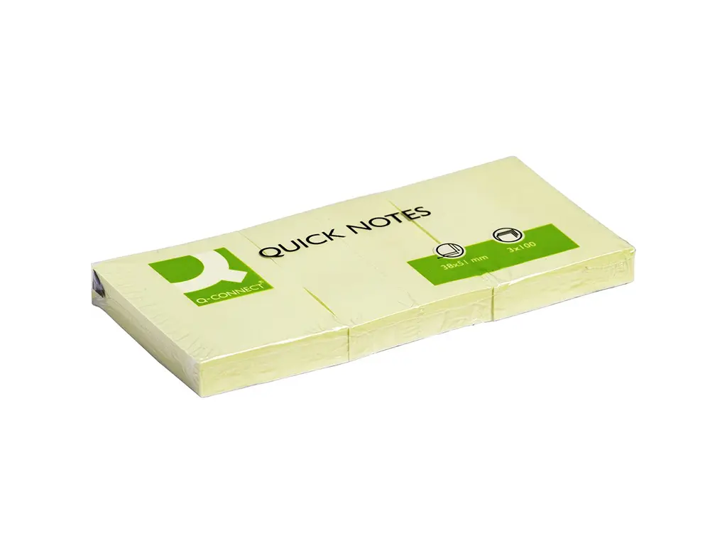 Post-it blokke 38x51 mm pk. m. 12 stk.